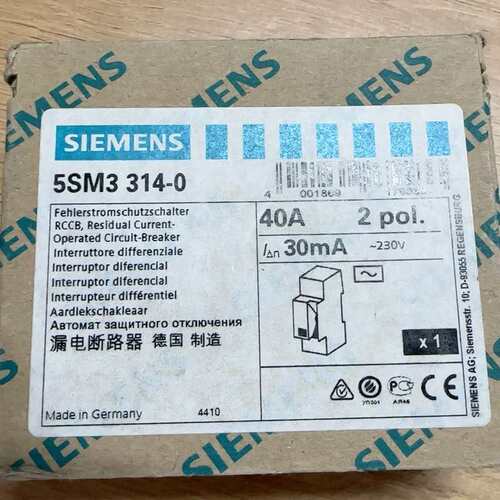 议价断路器 5SM3 314-0 5SM3314-0 2P