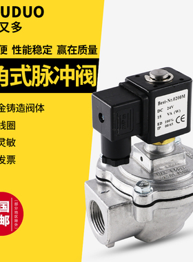 电磁脉冲阀24v布袋除尘器6分喷吹DMF-Z-20/25直角式1寸脉冲电磁阀