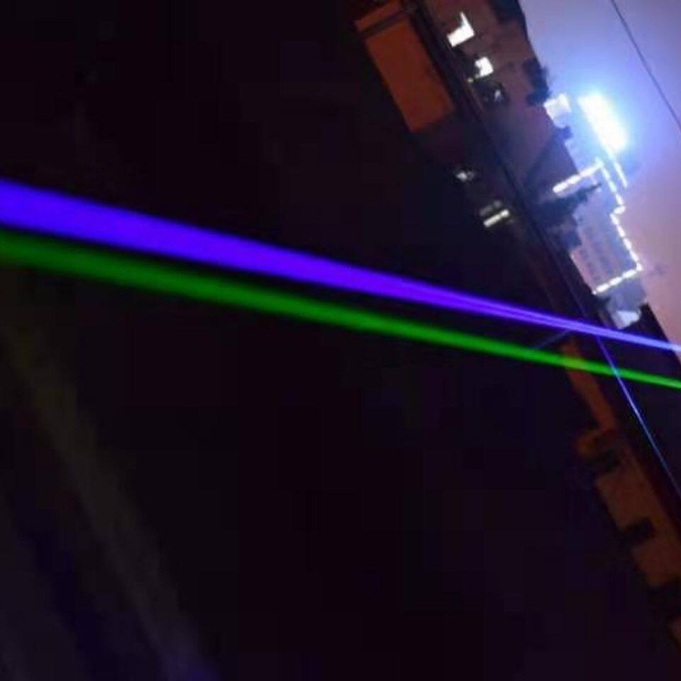 射灯捷创灯光大功率户外楼顶屋顶高速路地标激光灯单绿单红远射