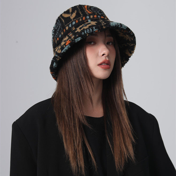 新款民族风西藏羊羔毛渔夫帽女宽帽檐显脸小盆帽秋冬加厚保暖帽子,服饰配件/皮带/帽子/围巾,帽子,淘宝优惠券,粉丝福利购,淘宝优惠卷