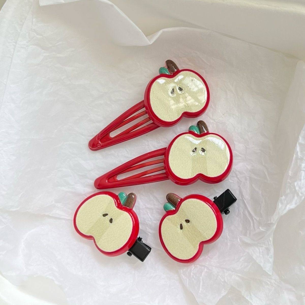 超可爱复古发夹ins苹果碎发刘海BB夹发饰甜美少女心甜酷风边夹,饰品/流行首饰/时尚饰品新,发饰,淘宝优惠券,粉丝福利购,淘宝优惠卷