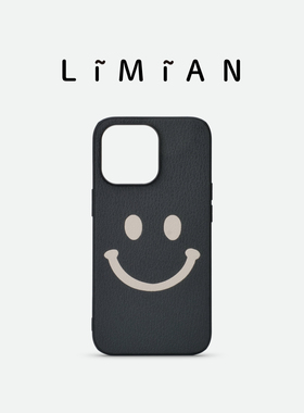 里面LM｜SMILEY笑脸款真皮适用iPhone17ProMax华为mate70pro情侣手机壳定制精致个性创意小众原创定制礼物