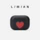 里面LM｜爱心款 十足小众 真皮AirPods123代AirPodspro123代耳机壳定制保护套刻字定制精致创意设计个性