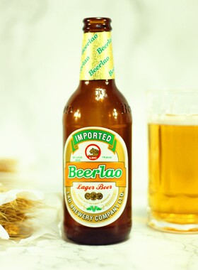 新货老挝进口黄啤酒beerlao 330ml24瓶装整箱 快递送货上门
