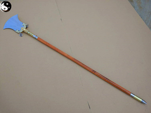 少林禅杖僧杖月牙铲不锈钢锡杖方便铲龙头铲沙和尚铲武术兵器精品