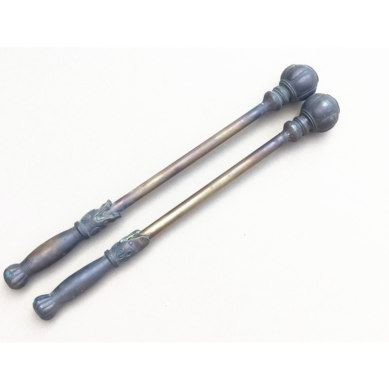 纯铜双锤仿古锤兵器袖锤传统武术用品