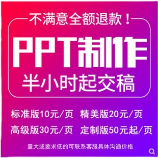 专业ppt制作代做幻灯片定制修改美化PPT设计幻灯片定制
