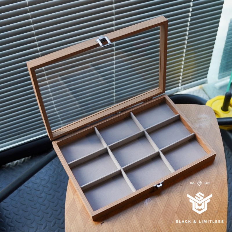 手串核桃九格防尘文玩首饰收纳盒