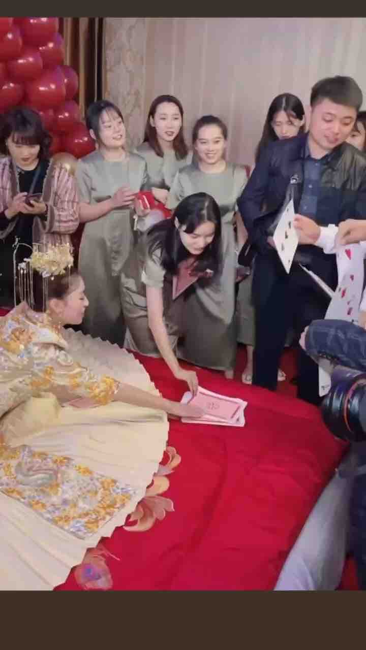婚礼游戏道具接亲大号扑克牌