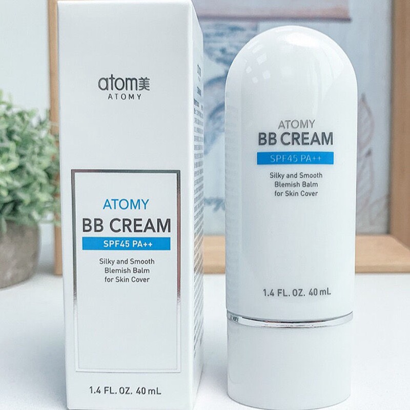 艾多美bb霜atom美韩国正品官方旗舰店隔离霜atomy艾多美粉底液