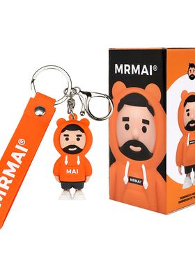 MRMAI LOGO KEYCHAIN 麦生公仔配件可爱萌系钥匙扣背包车钥匙串