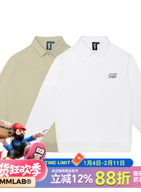MCREW WILDNESS系列刺绣LOGO休闲简约加厚长袖POLOSHIRT POLO衫