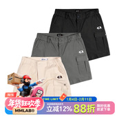 CABEAR加州熊刺绣夏季 休闲中裤 卡其深灰户外工装 MCREW 口袋短裤