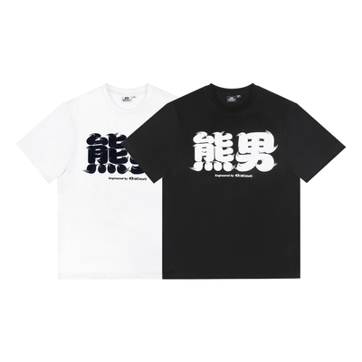 印花白色黑色夏季短袖mcrew