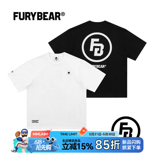 FURYBEAR熊怒FB-25系列T恤