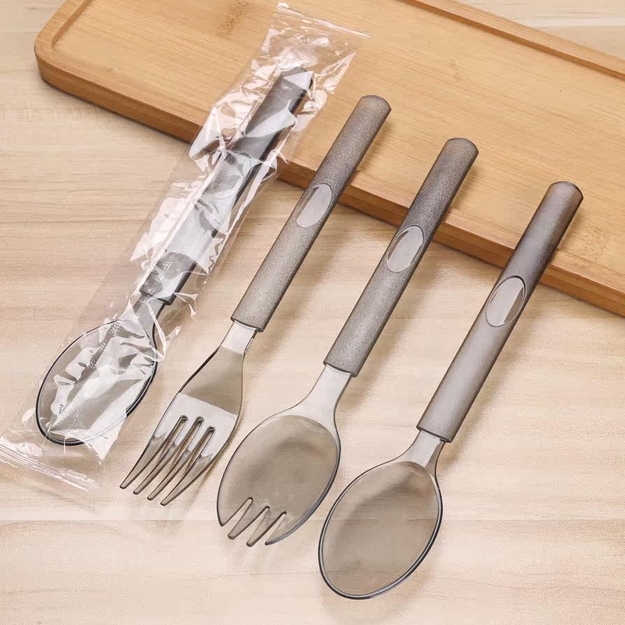 一次性叉子勺子套装便携式一体两用创意餐具独立包装餐勺意面叉子,餐饮具,一次性勺子/叉子,淘宝优惠券,粉丝福利购,淘宝优惠卷