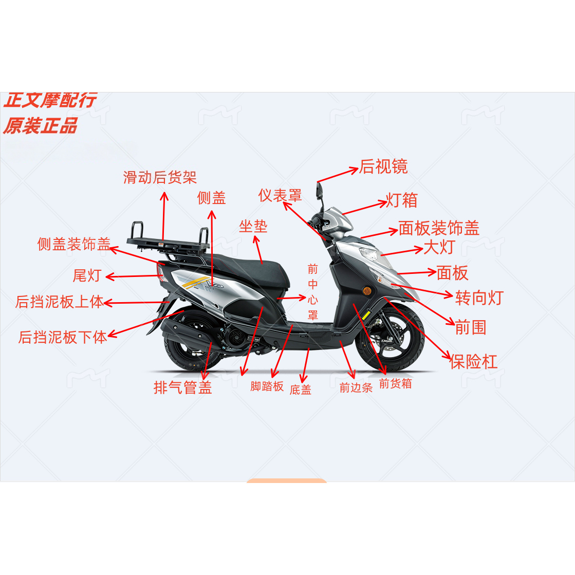 速道全车壳前围面板灯箱原厂正品