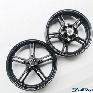 DR300 250 TR300前 后轮辋 前轮轴  轮毂 牙盘大飞链轮轮毂原厂