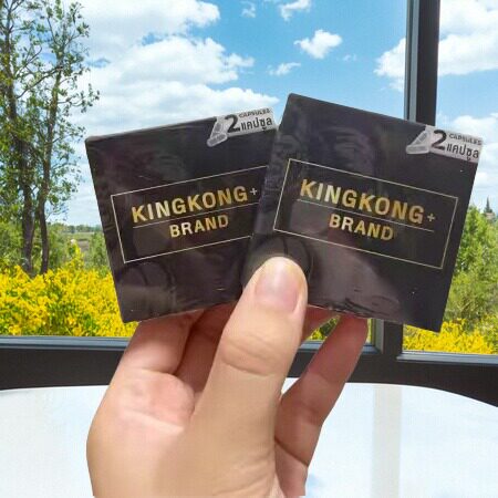 泰国直邮KINGKONG草本牡蛎黑姜虫草1粒装增男性体力强提免