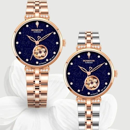 宝舵女士镂空自动机械表