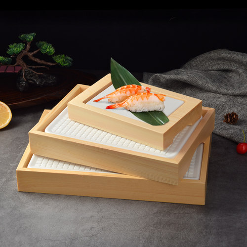 日式长方形刺身专用冰盘鱼生