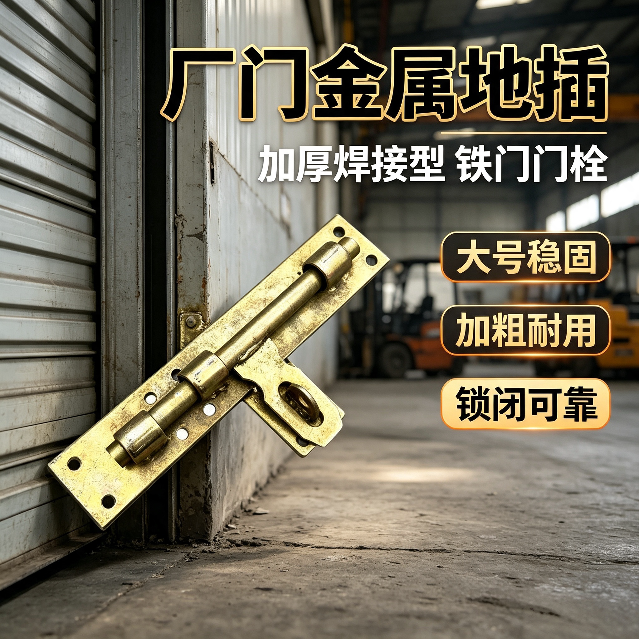 加厚加粗排销横大铁门栓老式门栓防盗厂门焊接铁插销镀锌插销