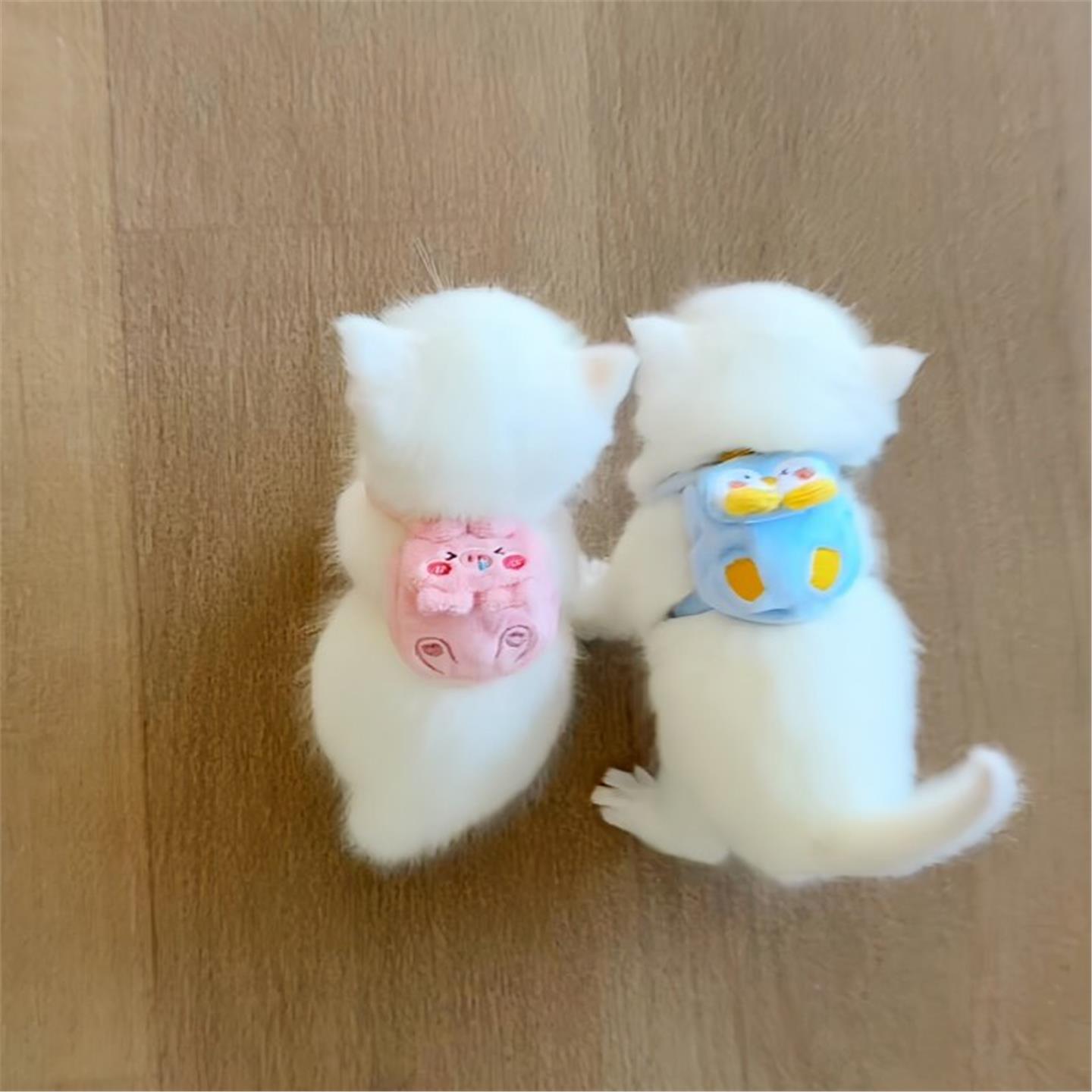 小企鹅宠物背包自背猫咪双肩包小型装饰品狗狗书包可爱毛绒零食包