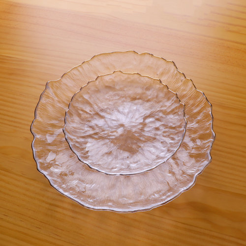 水果盘高级轻奢精致摆放客厅茶几玻璃感水晶高档糖果零食家用篮子