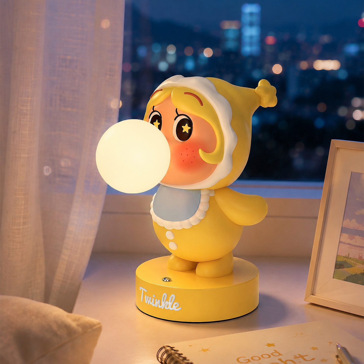星星人床头氛围小夜灯送闺蜜礼物