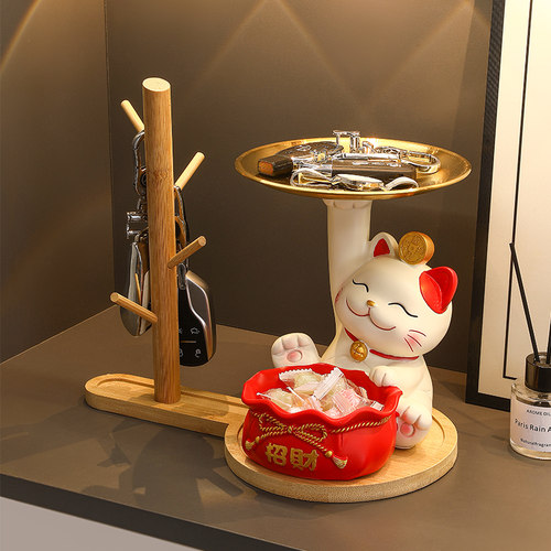 街心公园新款福袋家玄关摆件