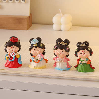 唐仕女桌面小摆件送礼小物品