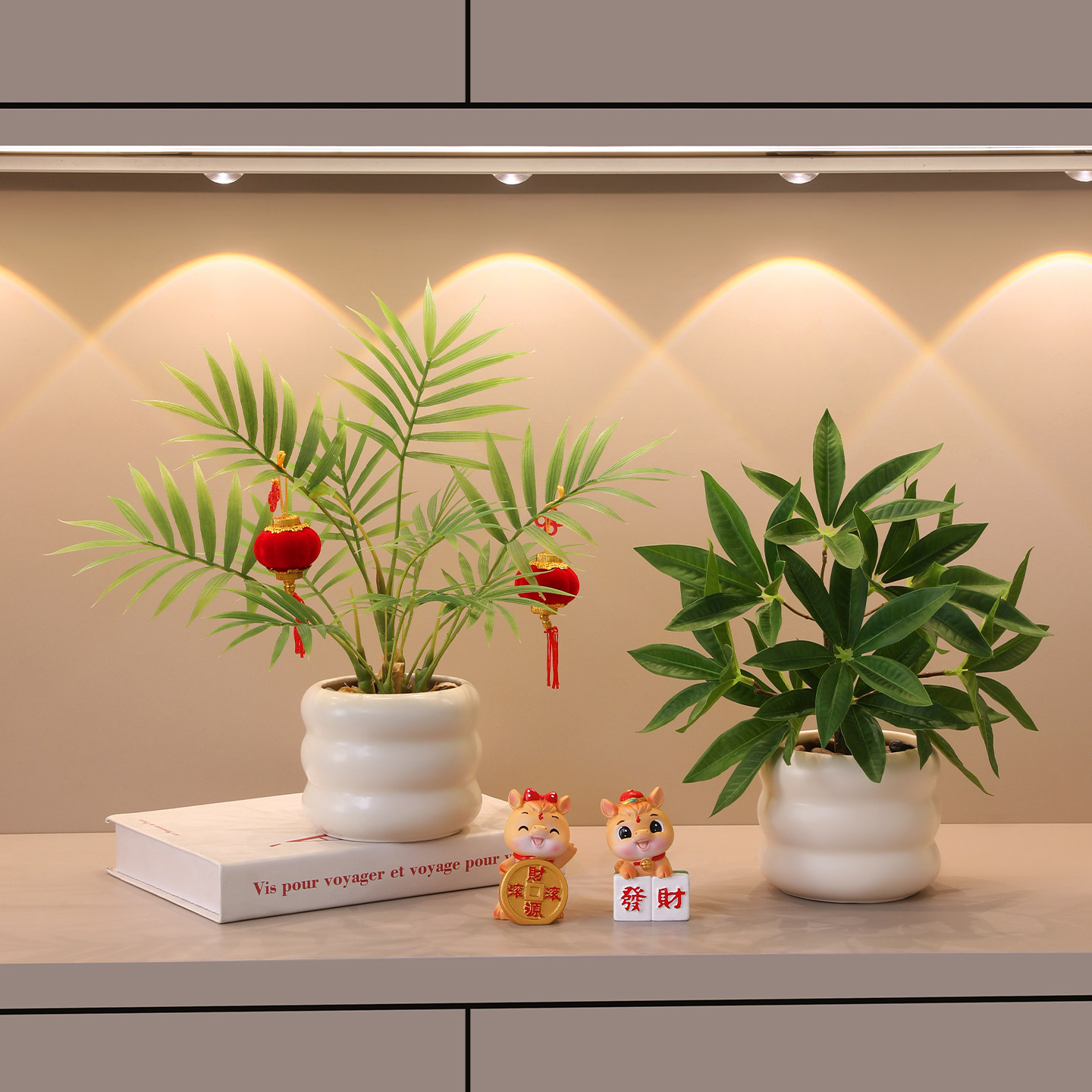 北欧风格新款仿真绿植摆件玄关电视柜室内盆景装饰品仿生假花植物,家居饰品,装饰摆件,淘宝优惠券,粉丝福利购,淘宝优惠卷