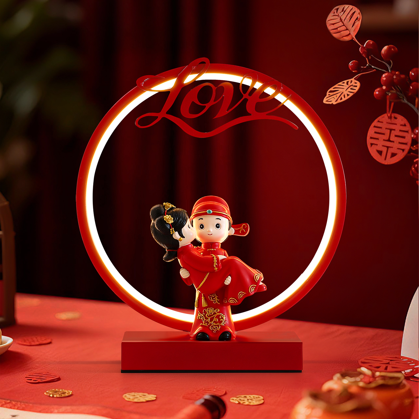 婚庆结婚摆件创意卧室装饰品好物