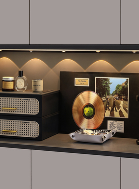 客厅玄关装饰品摆件中古风电视柜