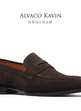 硬货！牛皮内里Loafer乐福鞋反绒皮鞋真皮英伦休闲男鞋套脚一脚蹬