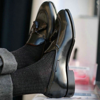 Muttsion英伦流苏乐福鞋男