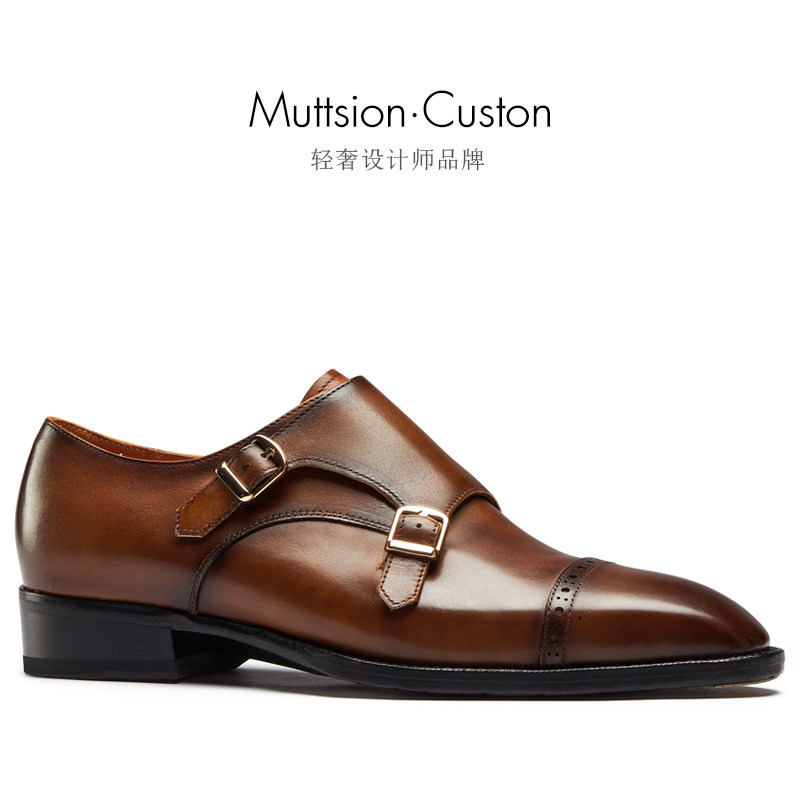 新品!高级感!英伦孟克鞋Monk