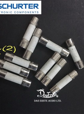 2瑞士舒特SCHURTER保险丝 铜镀镍2快断合金发烧陶瓷保险管