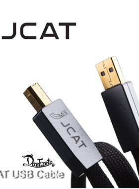 原裝进口JCAT USB ISO Cable镀银厂线数字dac线发烧hifi解码铜线