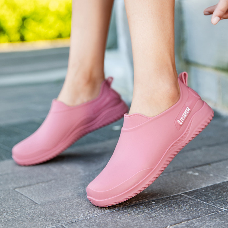 雨鞋女款中筒雨靴加绒水鞋新款防水防滑胶鞋厨房洗车工作短筒水靴,流行男鞋,雨鞋,淘宝优惠券,粉丝福利购,淘宝优惠卷