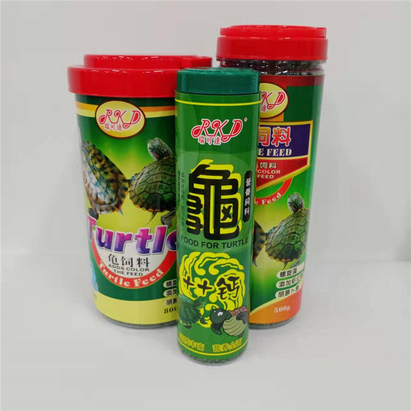 瑞可达龟粮巴西龟草龟金钱龟鳄鱼龟各种类型的龟通用龟补钙粮包邮