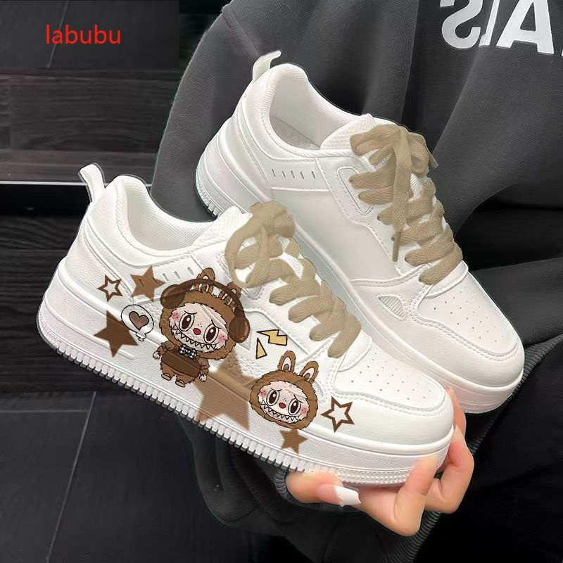 labubu联名板鞋拉布布运动情侣鞋