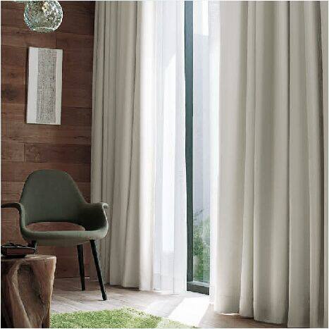 纯色飘窗打褶落地窗环保遮光装饰客厅卧室书房高温定型全遮光窗帘