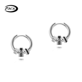 POCK原创设计痞帅ins潮高级感耳扣小众冷淡风格 耳环街头嘻哈耳饰