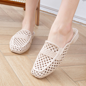 平底软底包头半拖鞋 休闲孕妇温柔晚晚鞋 女外穿百搭2025新款 春夏季