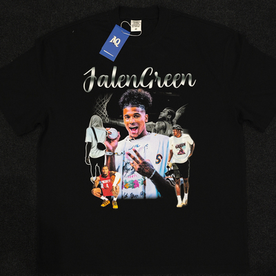 美式复古人像印花短袖