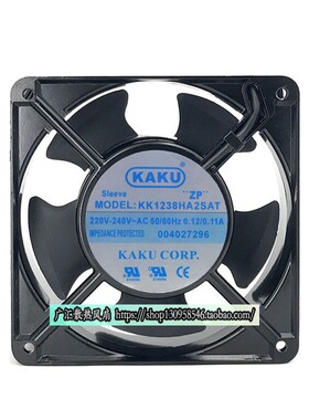 卡固 KAKU KK1238HA2SAT 12CM 12038 0.12A 220V 轴流 散热风扇