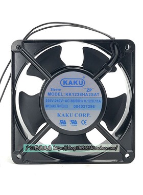 卡固 KAKU KK1238HA2SAT 12CM 12038 0.12A 220V 轴流 散热风扇