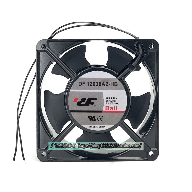 全新原装包邮 DF12038A2-HB/HS 220V 12CM 0.13A数控机床散热风扇
