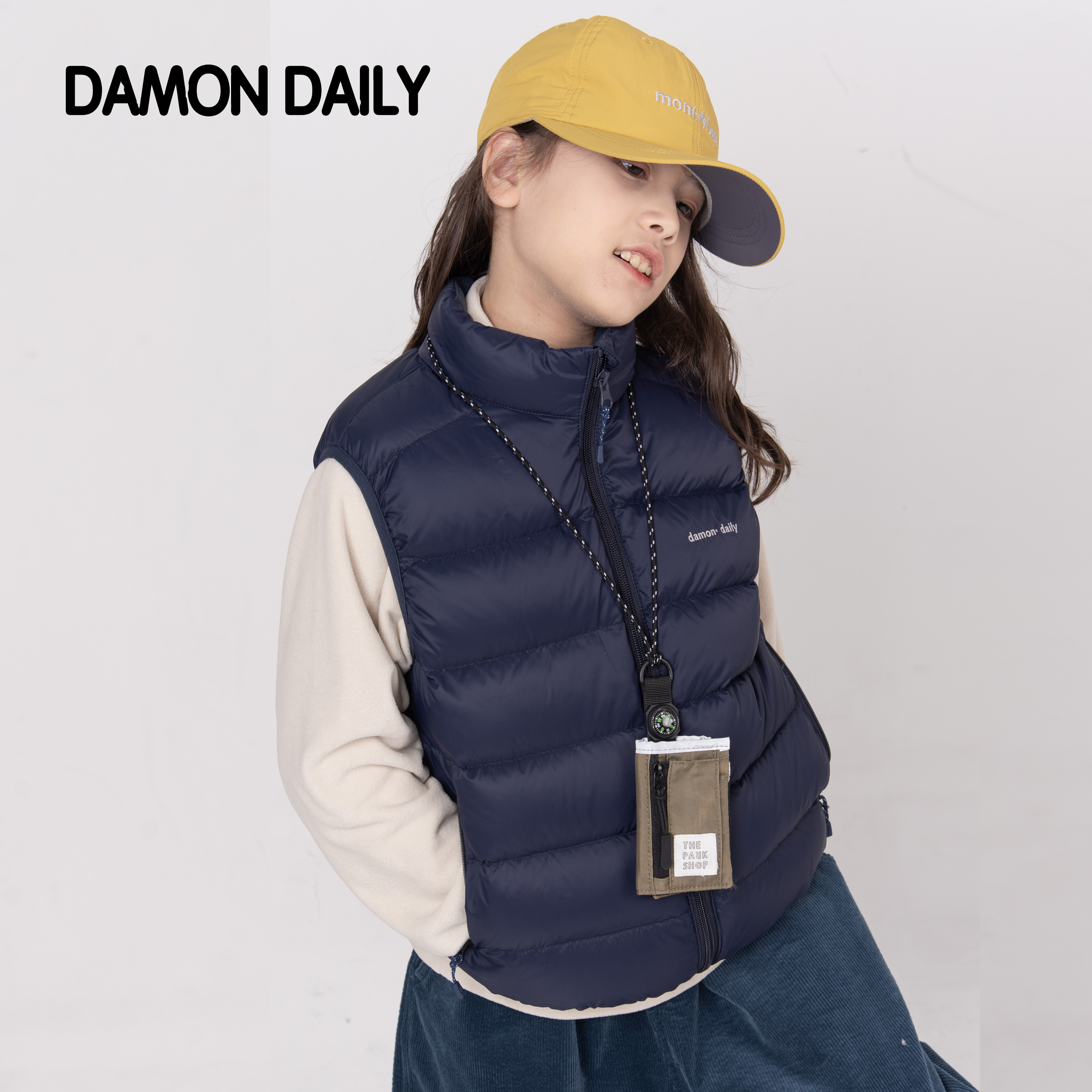 DAMONDAILY儿童羽绒马甲